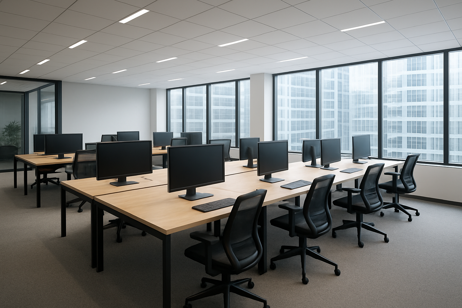 BrightBooks accounting team working on financial reports